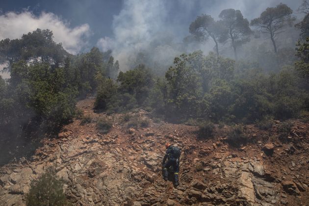 Σε ύφεση η πυρκαγιά στην Κορινθία, στάχτη πάνω από 50.000